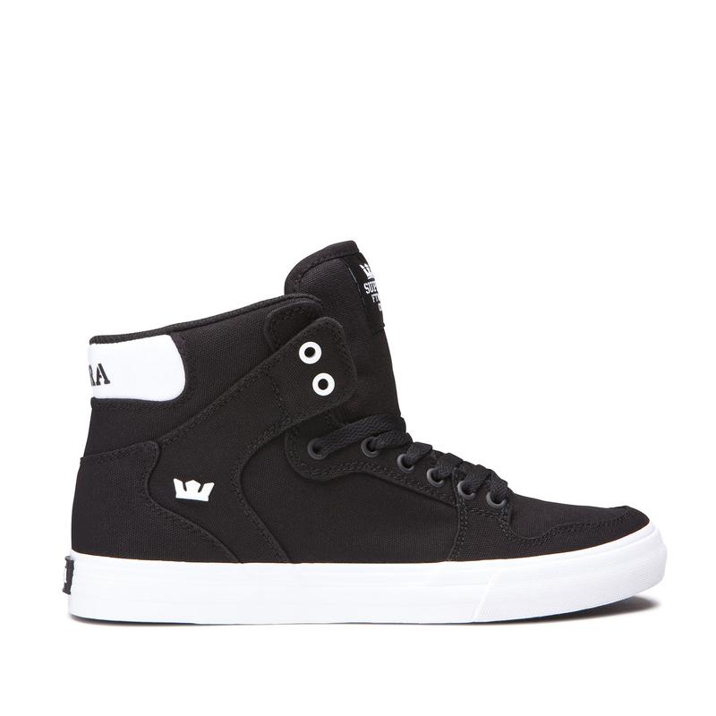 Zapatillas Altas Supra Argentina Hombre - VAIDER Negras / Amarillo (PHVLR-6734)